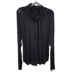New Sheila Rose Funnel Neck Pullover in Black Size‎ XL